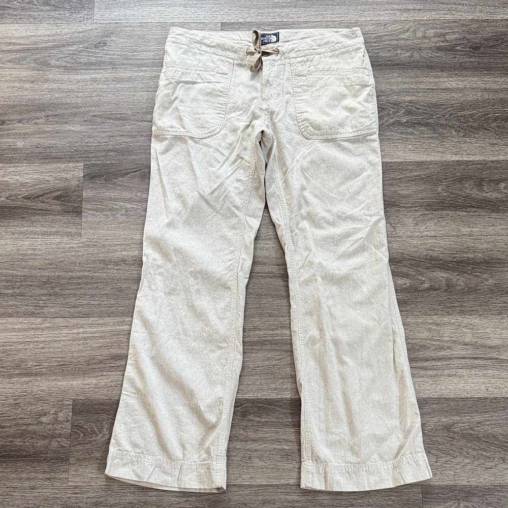 The North Face Boot Cut Pants Size 12 Women’s Linen Blend Mid Rise